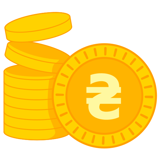 Hryvnia Generic Outline Color icon