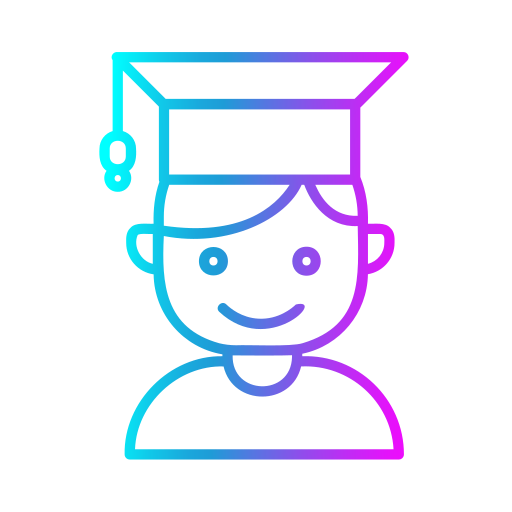 Graduate avatar Generic Gradient icon