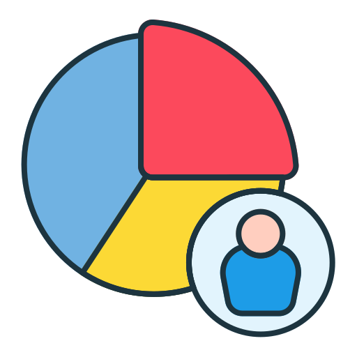 gráficos circulares Generic Outline Color icono