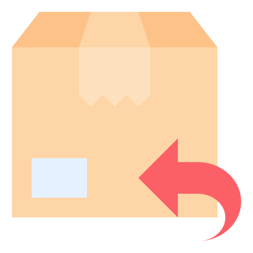 pudełko zwrotne Generic Flat ikona