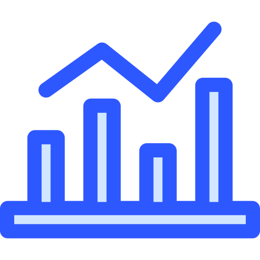 estadística Generic Blue icono