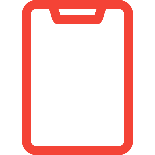 Tablet Generic Outline Color icon