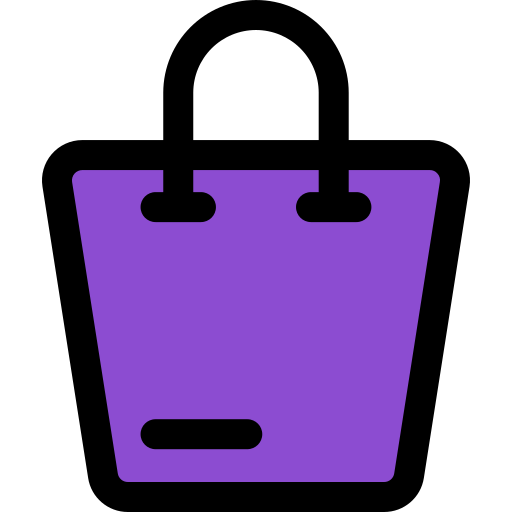 Shopping bag Generic Outline Color icon