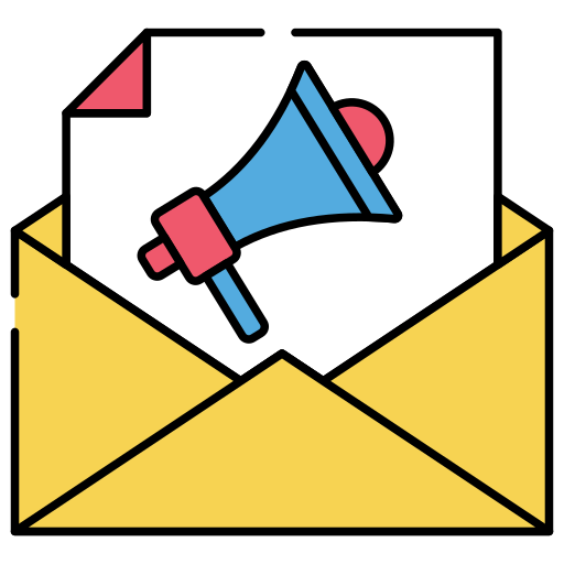 Mail advertising Generic Outline Color icon