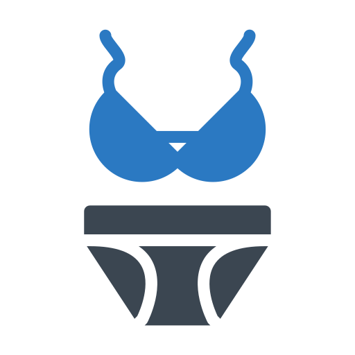 bikini Generic Blue icona