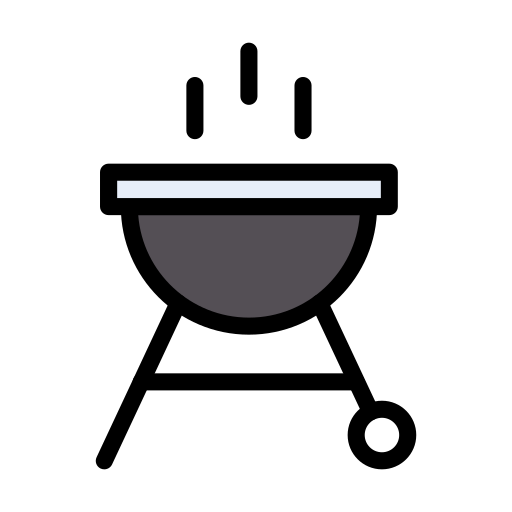 brocheta Vector Stall Lineal Color icono