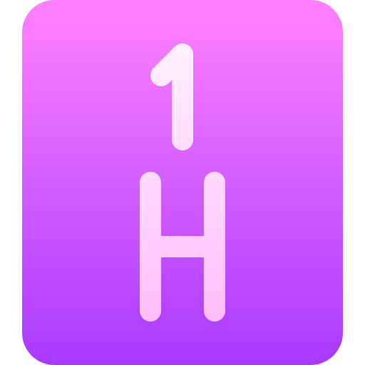 Hydrogen Basic Gradient Gradient icon
