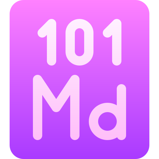 Mendelevium Basic Gradient Gradient icon