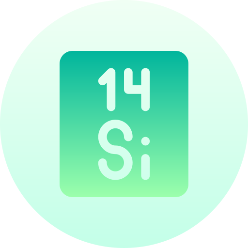 silicio Basic Gradient Circular icono