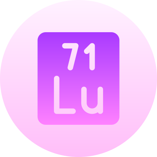 ルテチウム Basic Gradient Circular icon