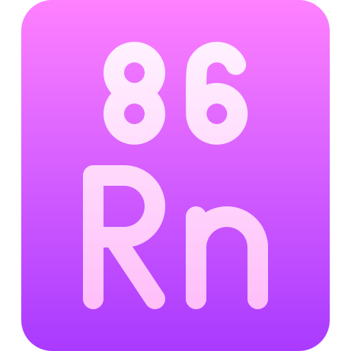 radón Basic Gradient Gradient icono