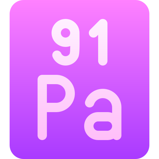 プロタクチニウム Basic Gradient Gradient icon