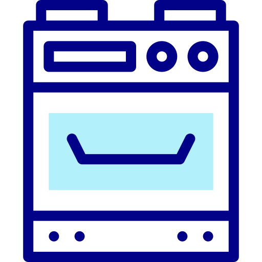 kuchenka elektryczna Detailed Mixed Lineal color ikona
