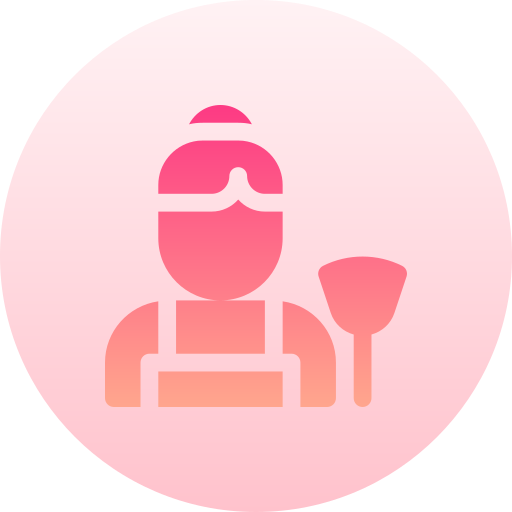 Housekeeping Basic Gradient Circular icon