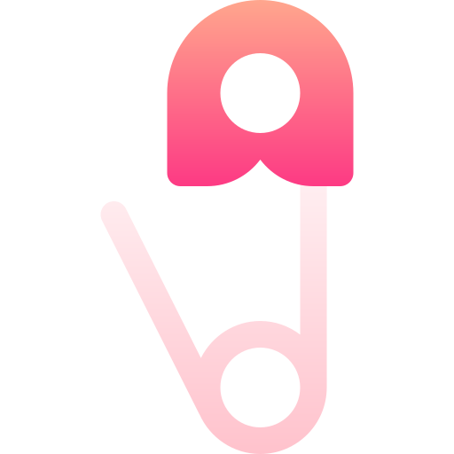 Safety pin Basic Gradient Gradient icon