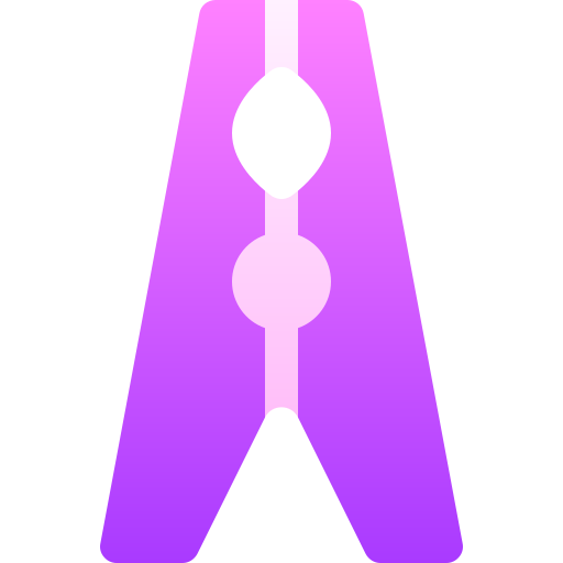 spilla da bucato Basic Gradient Gradient icona