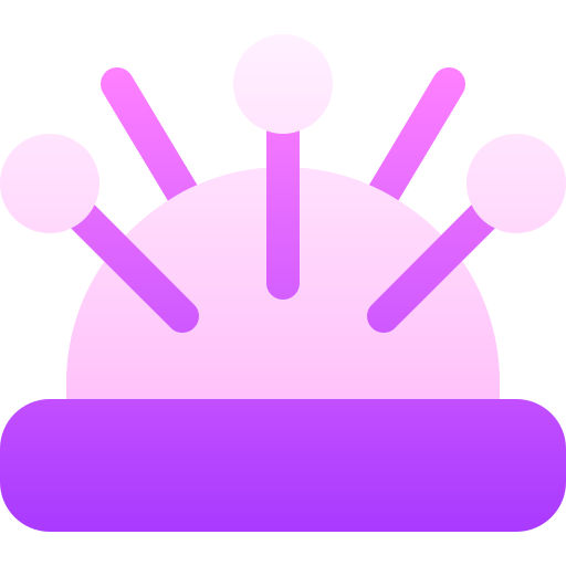 poduszka szpilkowa Basic Gradient Gradient ikona