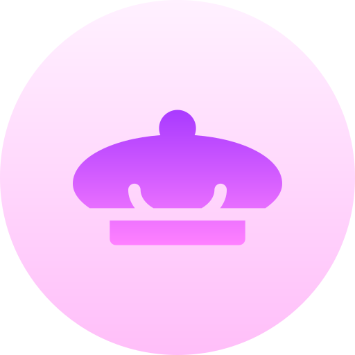 artystyczny kapelusz Basic Gradient Circular ikona