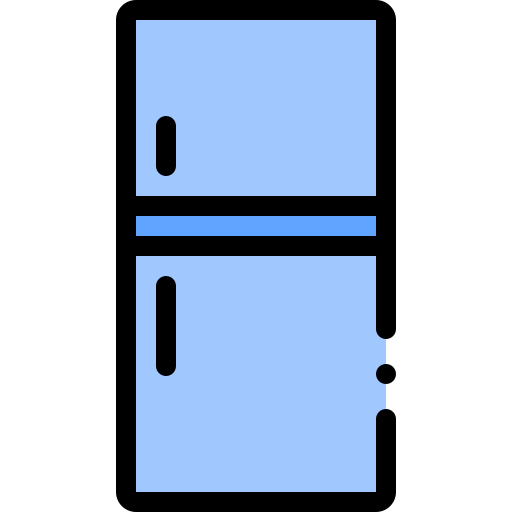 Fridge Detailed Rounded Lineal color icon