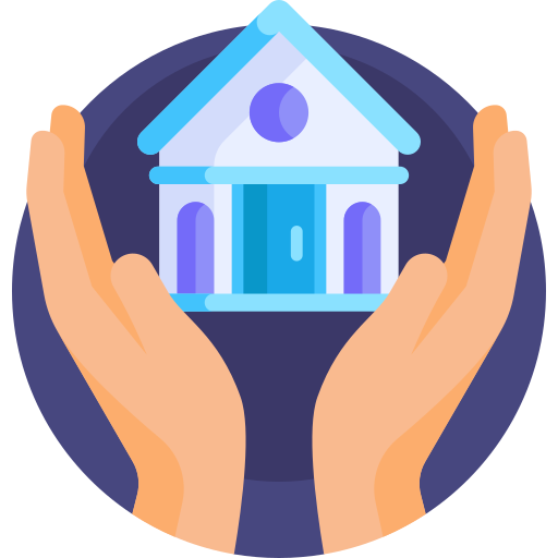 Home insurance Detailed Flat Circular Flat icon