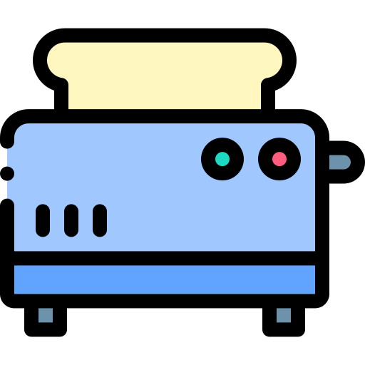 トースター Detailed Rounded Lineal color icon
