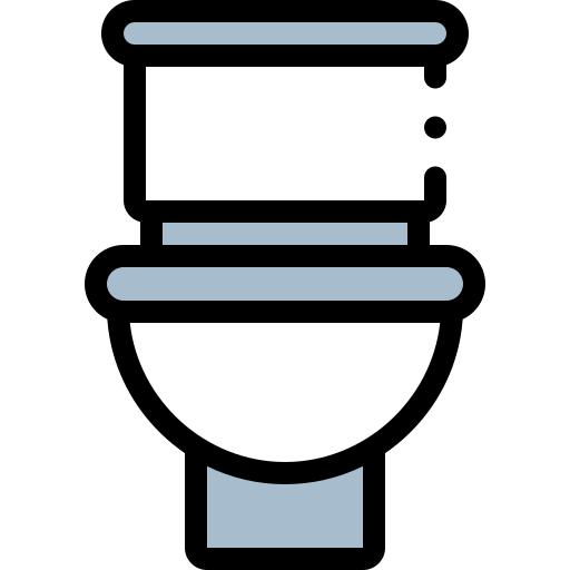 トイレ Detailed Rounded Lineal color icon