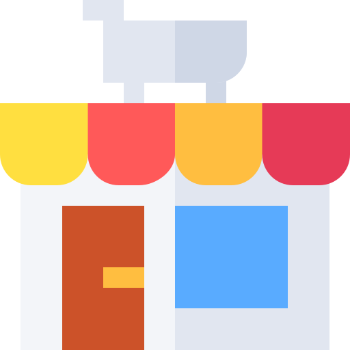 슈퍼마켓 Basic Straight Flat icon