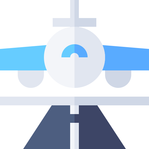 lotnisko Basic Straight Flat ikona
