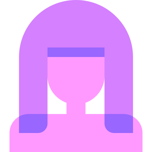 머리카락 Basic Sheer Flat icon