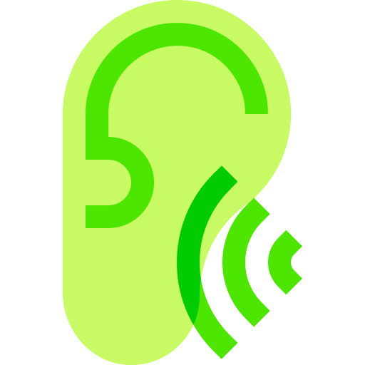 Ear Basic Sheer Flat icon