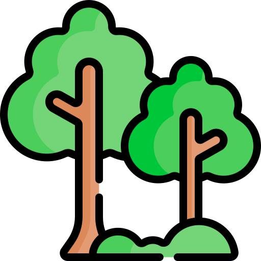Деревья Special Lineal color иконка
