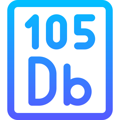 Dubnium Basic Gradient Lineal color icon