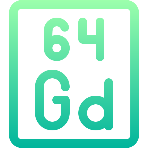 Gadolinium Basic Gradient Lineal color icon