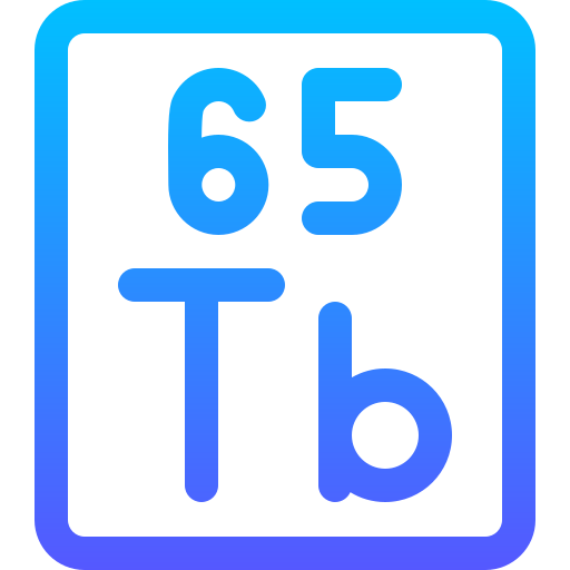 terbium Basic Gradient Lineal color icoon