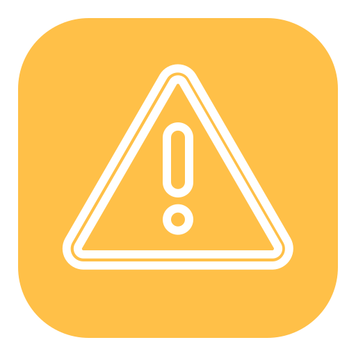 Warning Generic Flat icon