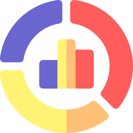 donut-diagramm Basic Rounded Flat icon