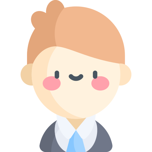 Real estate agent Kawaii Flat icon