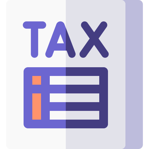 Tax Basic Rounded Flat icon