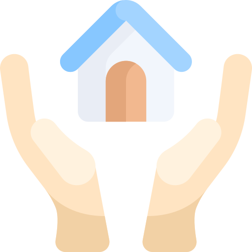 주택 보험 Kawaii Flat icon