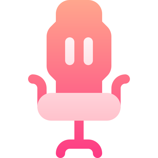 chaise de jeu Basic Gradient Gradient Icône