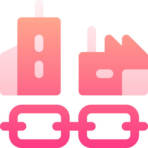 collegamento Basic Gradient Gradient icona