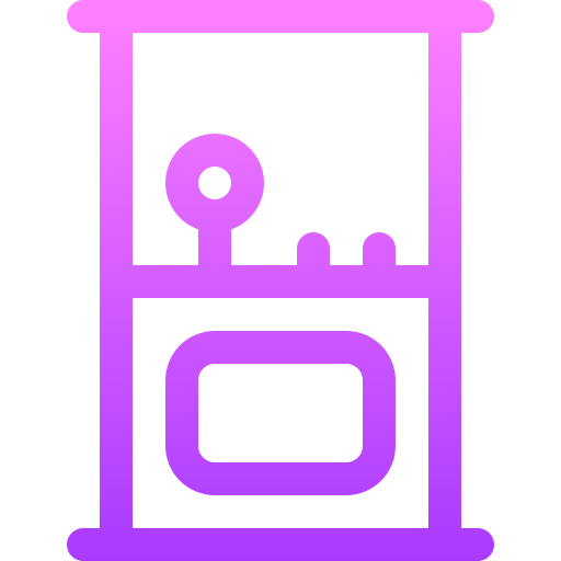 macchina da sala giochi Basic Gradient Lineal color icona