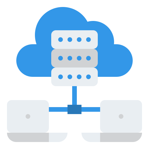 Cloud network Iconixar Flat icon