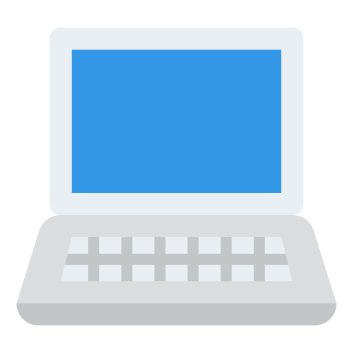 computadora portátil Iconixar Flat icono