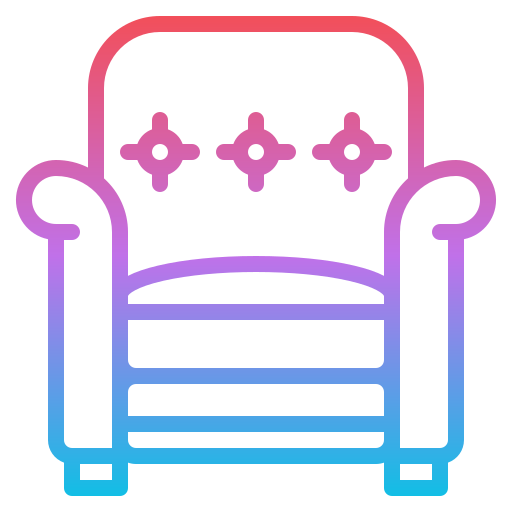 sofa Iconixar Gradient icon