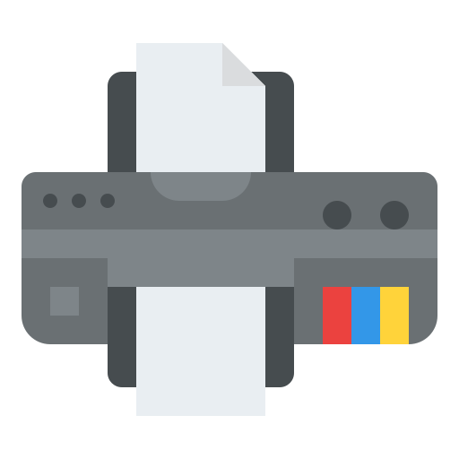 printer Iconixar Flat icoon