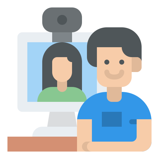 videokonferenz Iconixar Flat icon