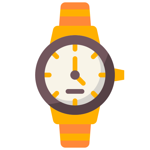orologio da polso Generic Flat icona
