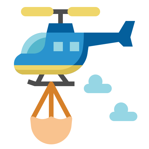 helikopter PongsakornRed Flat icoon