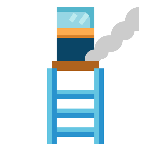 Ladder PongsakornRed Flat icon